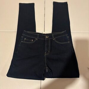 American Tall Men’s Size 30x35 Straight Leg Skinny Dark Wash Blue Denim Jeans